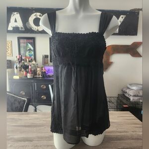 Vintage BCBG Max Azria Sheer Tank Top